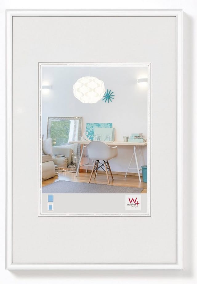 walther design New Lifestyle Kunststoff Bilderrahmen 10x15 cm KV015W