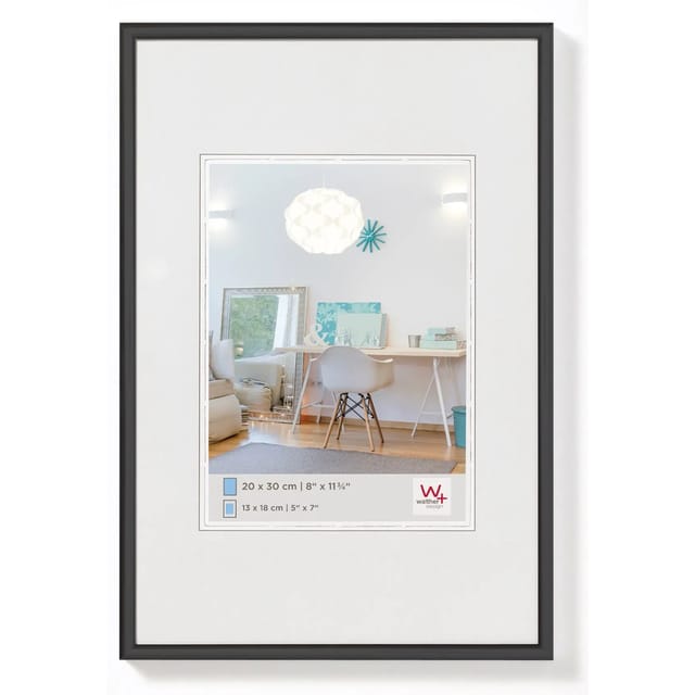 walther design New Lifestyle Kunststoff Bilderrahmen 60x84 cm KV684B