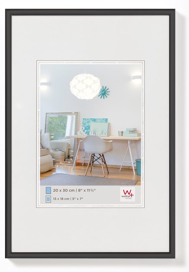 walther design New Lifestyle Kunststoff Bilderrahmen 42x59,4 cm KV426B