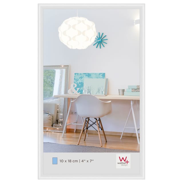 walther design New Lifestyle Kunststoff Bilderrahmen 10x18 cm KV118W