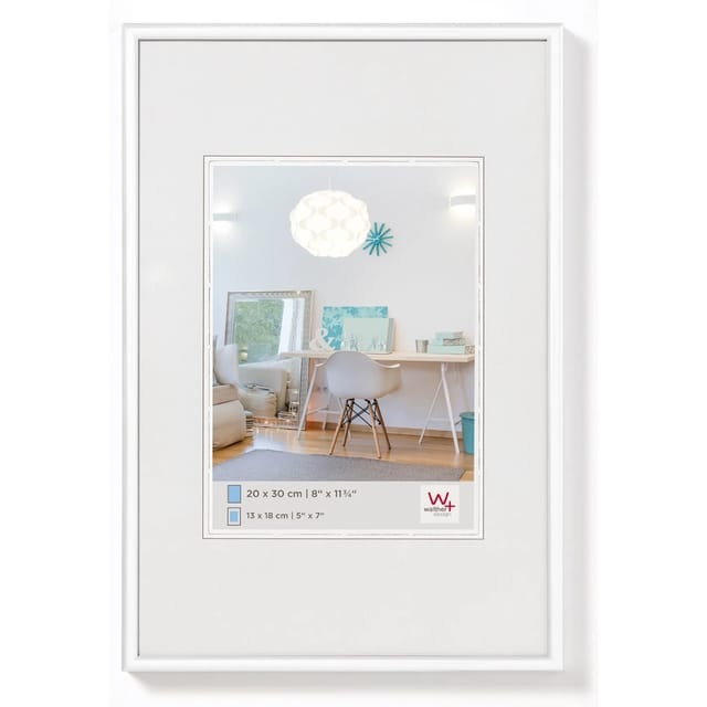 walther design New Lifestyle Kunststoff Bilderrahmen 13x18 cm KV318W