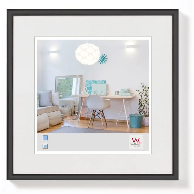 walther design New Lifestyle Kunststoff Bilderrahmen 30x30 cm KV330B