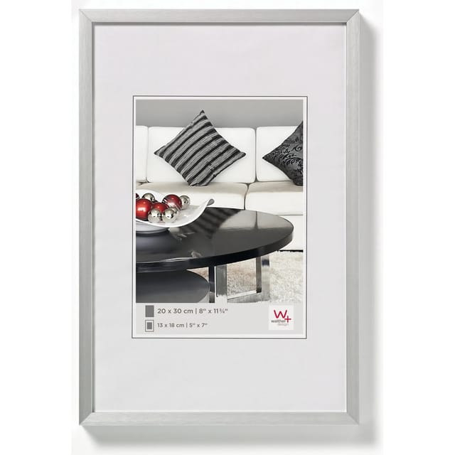 walther design Chair Aluminium Bilderrahmen Silber 13x18 cm AJ318S