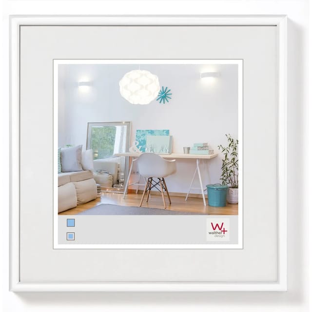walther design New Lifestyle Kunststoff Bilderrahmen 30x30 cm KV330W