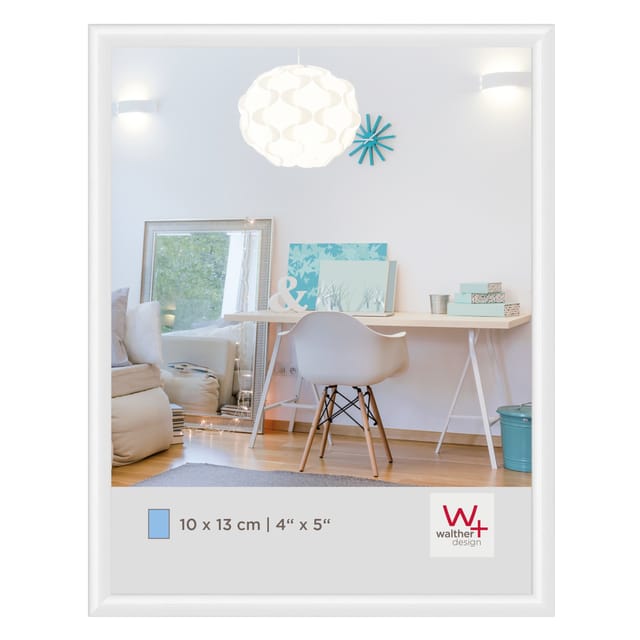 walther design New Lifestyle Kunststoff Bilderrahmen 10x13 cm KV113W