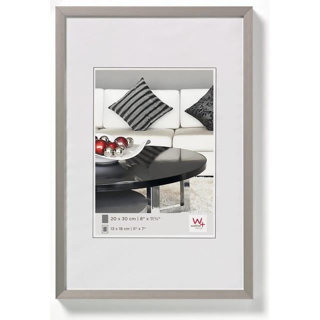 walther design Chair Aluminium Bilderrahmen Stahl 20x30 cm AJ030D