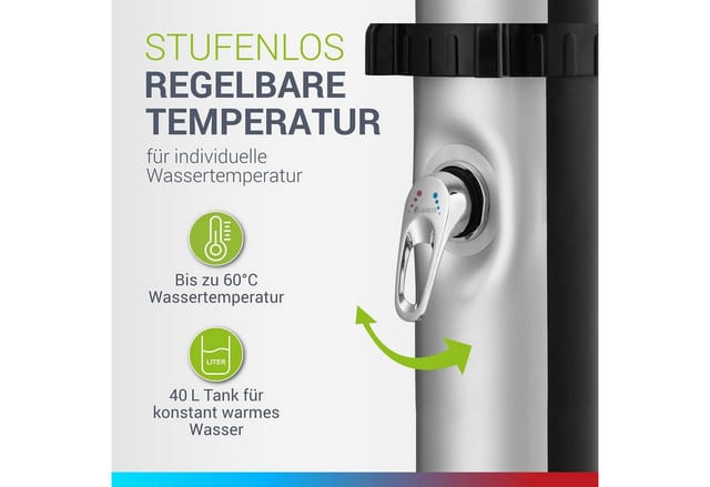 Juskys Solardusche Victoria 40 Liter