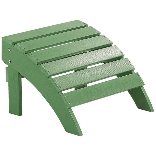 Beliani Fußhocker Grün 43x50x34