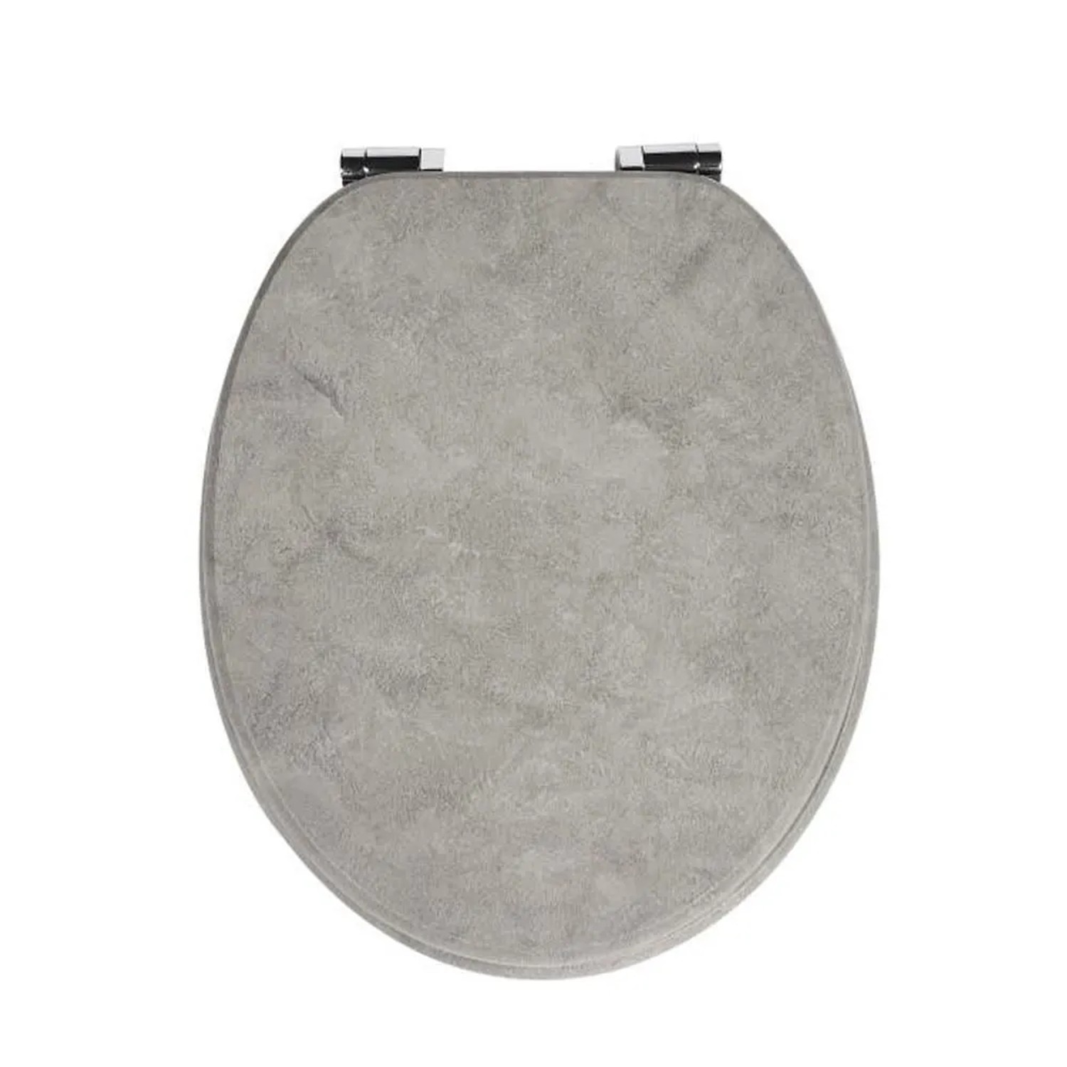 Sinobath WC-Sitz Oval mit Softclosing Grau Marmoroptik
