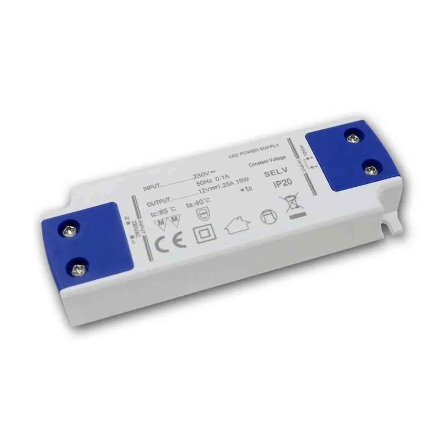 world-trading-net Super SlimLine-Trafo WTN-FLAT 12V DC 15W IP20