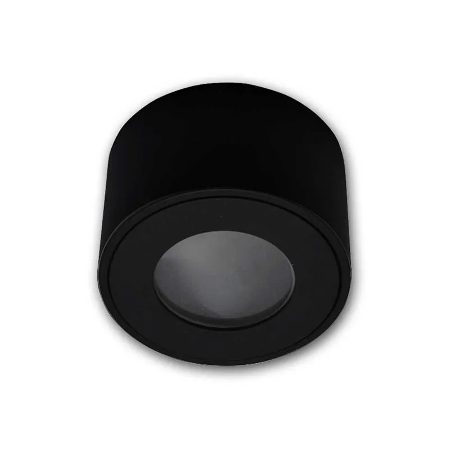 McShine Aufbaurahmen KL-44 Schwarz Ø80x50mm Starr IP44