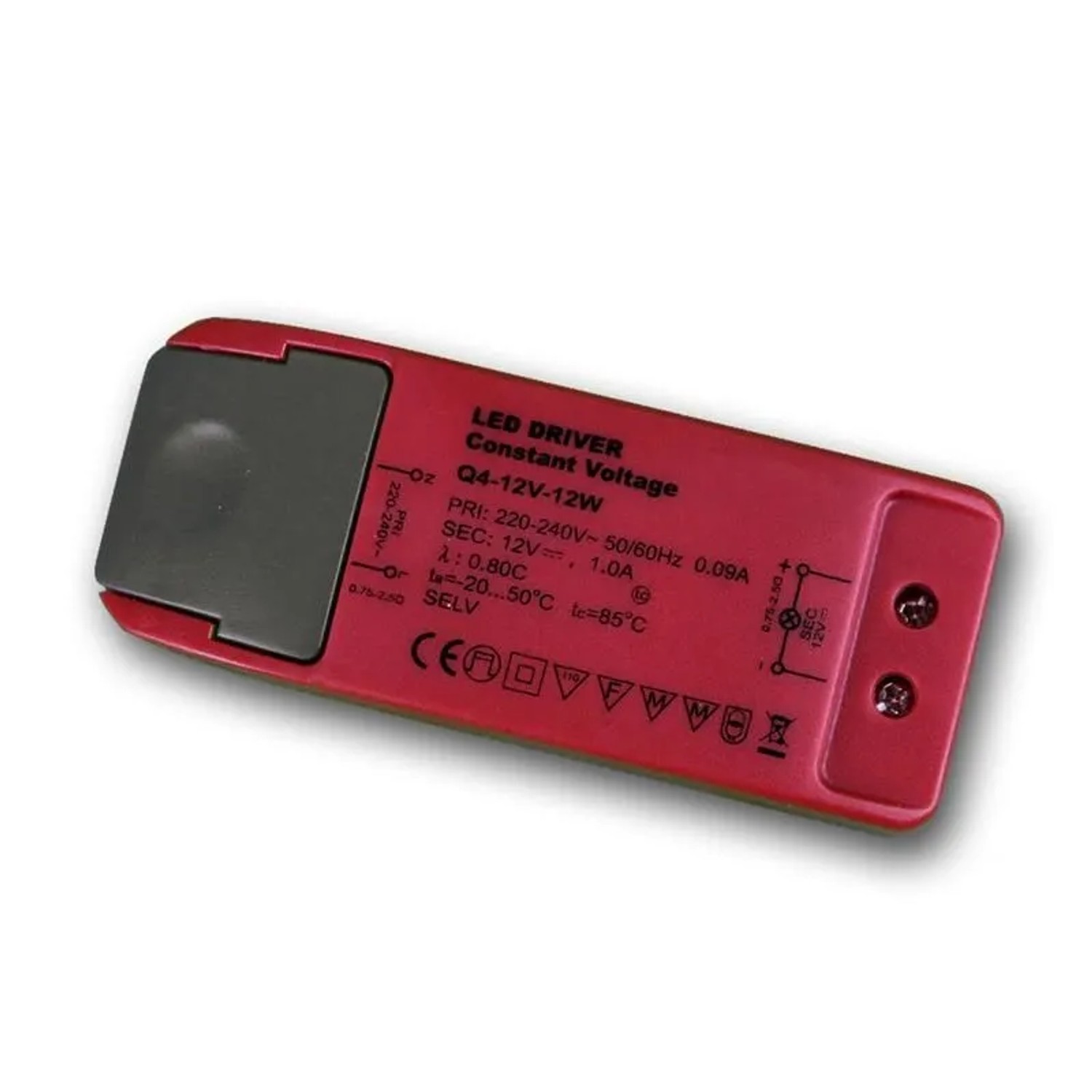 BLANKO LED Transformator 12V DC 1A 12W EVG Trafo