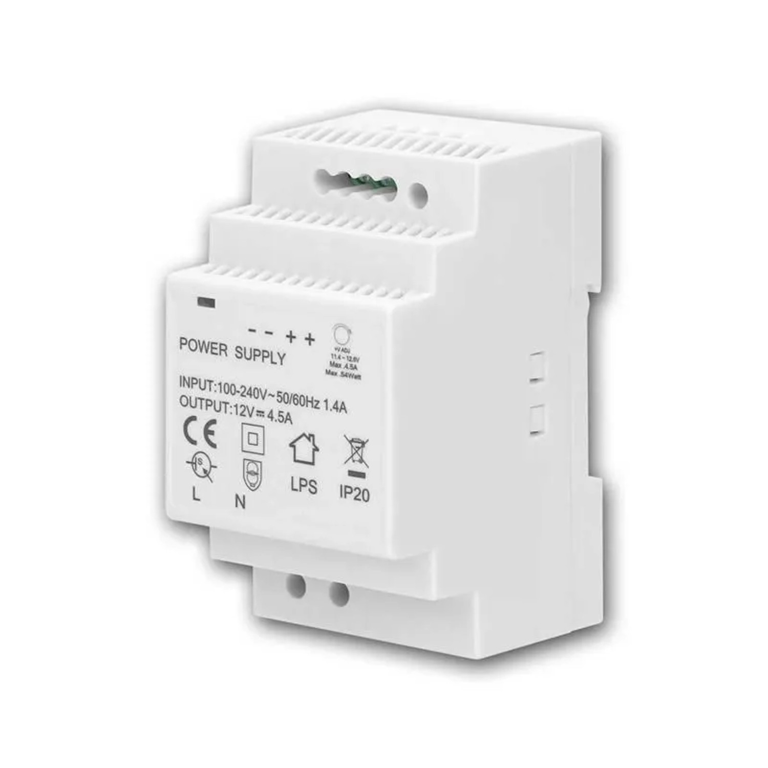 world-trading-net Transformator für DIN-Schiene 12V DC 45A 54W