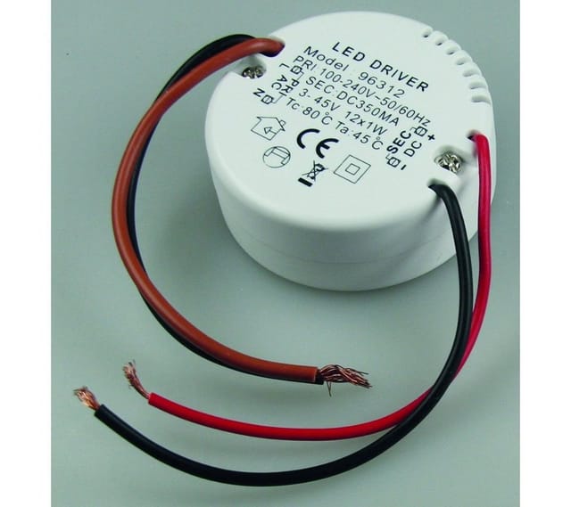 ChiliTec Trafo RUND 3-45V 350mA-konst für 1-12 1W LEDs