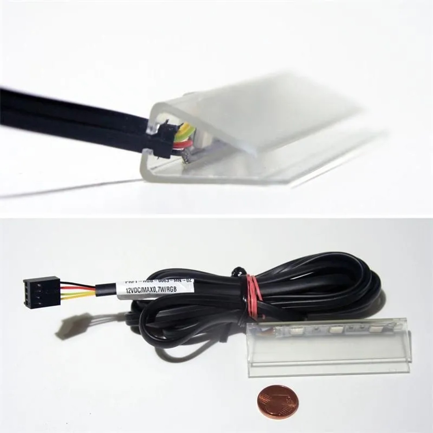 world-trading-net 4er SET LED Glasbodenbeleuchtung 66mm RGB