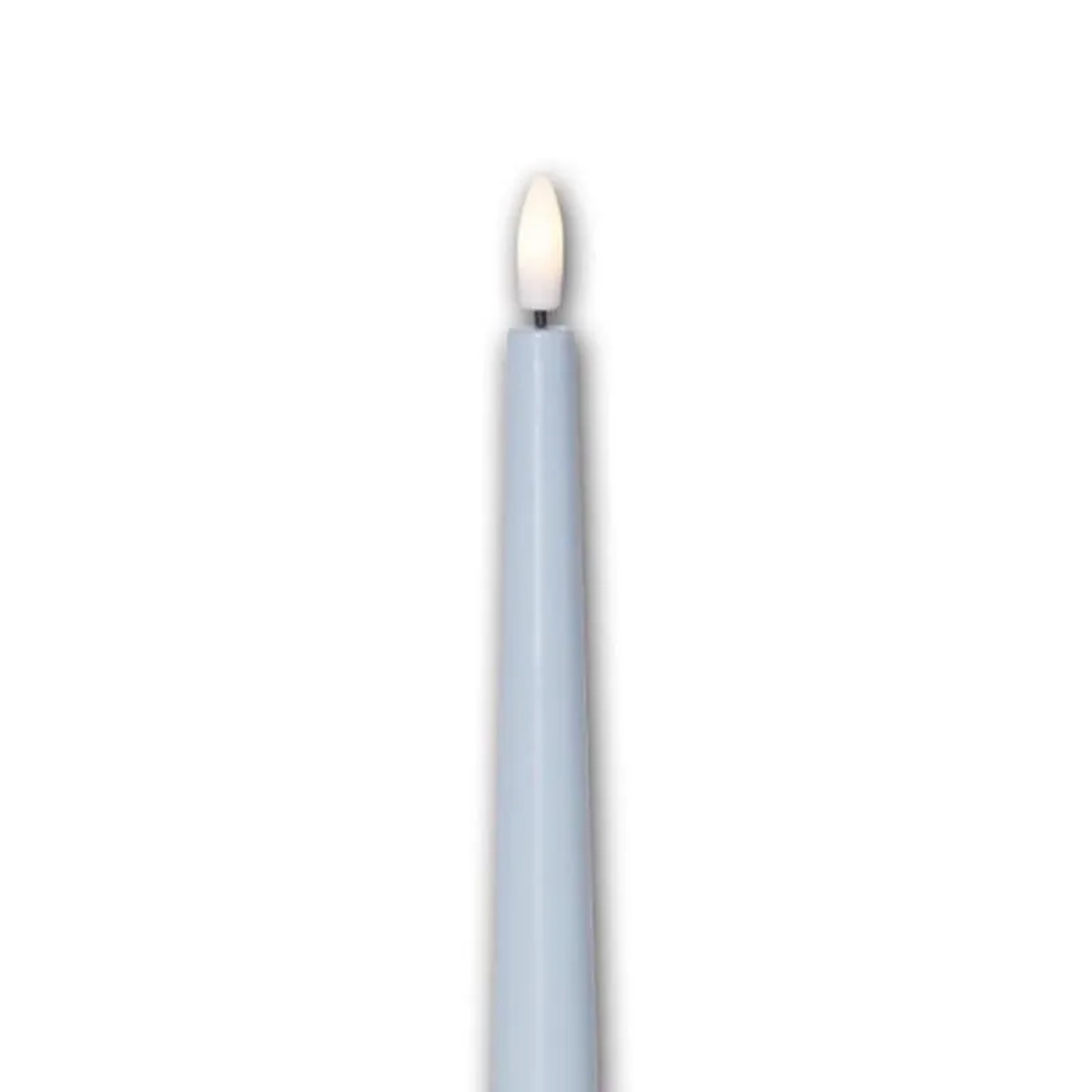 Star Trading LED Stabkerzen FLAMME CANDY 2er Set Timer Blau