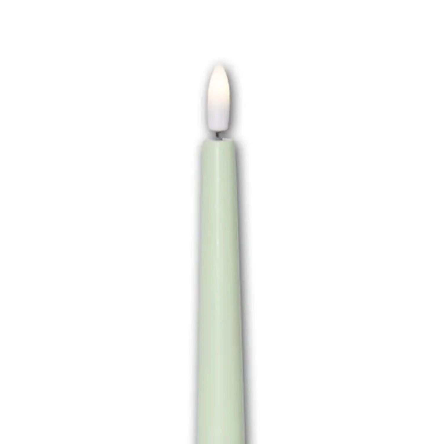 Star Trading LED Stabkerzen FLAMME CANDY 2er Set Timer Grün