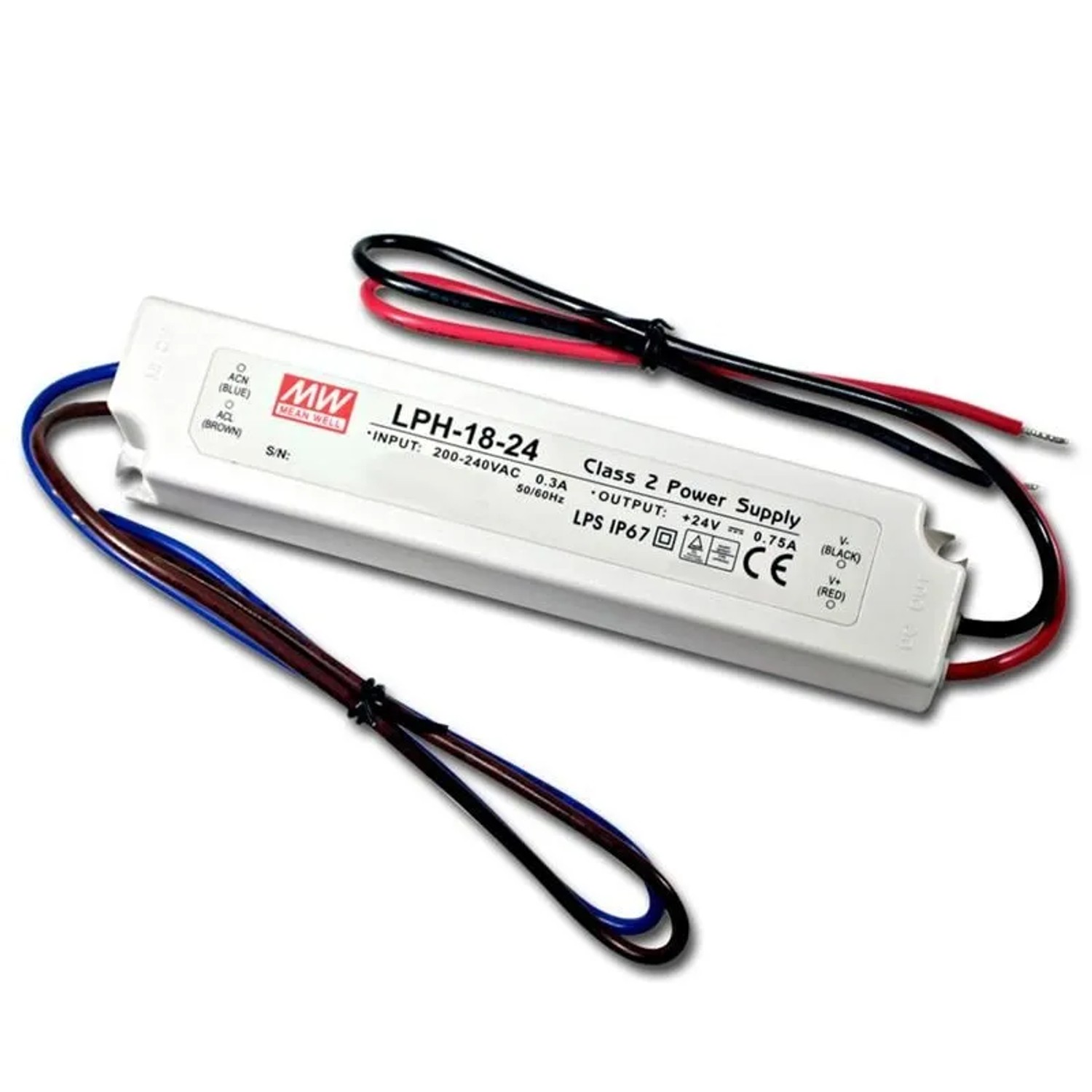 Mean Well Mean Well LED Transformator 24V 075A 18W IP67