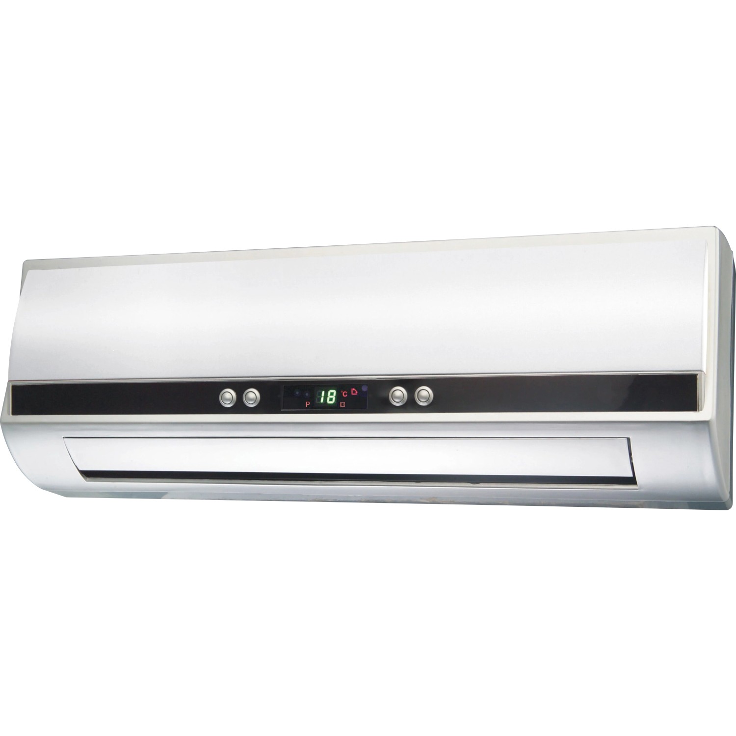 Keramik-Wandheizlüfter Arnum 2.000 W Silber-Schwarz
