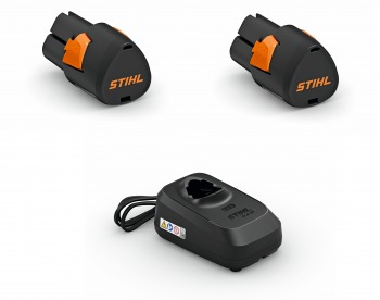 STIHL Starter Set mit 2x AS 2 Akku und ALS 31 Ladegerät