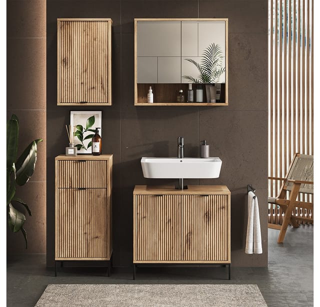 Vicco Badschrank Eliza Viking Oak 40 x 65 cm mit eine Tür