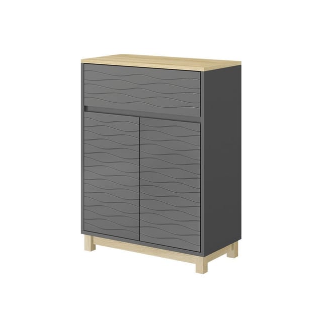 Vicco Midischrank Livia Anthrazit 60 x 80 cm mit Schublade