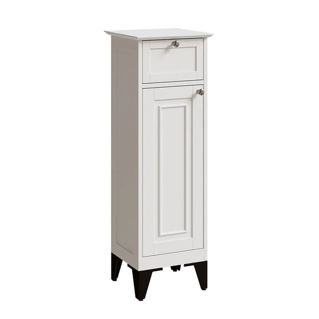 Vicco Badschrank Vanity Weiß 32 x 92 cm mit Schublade