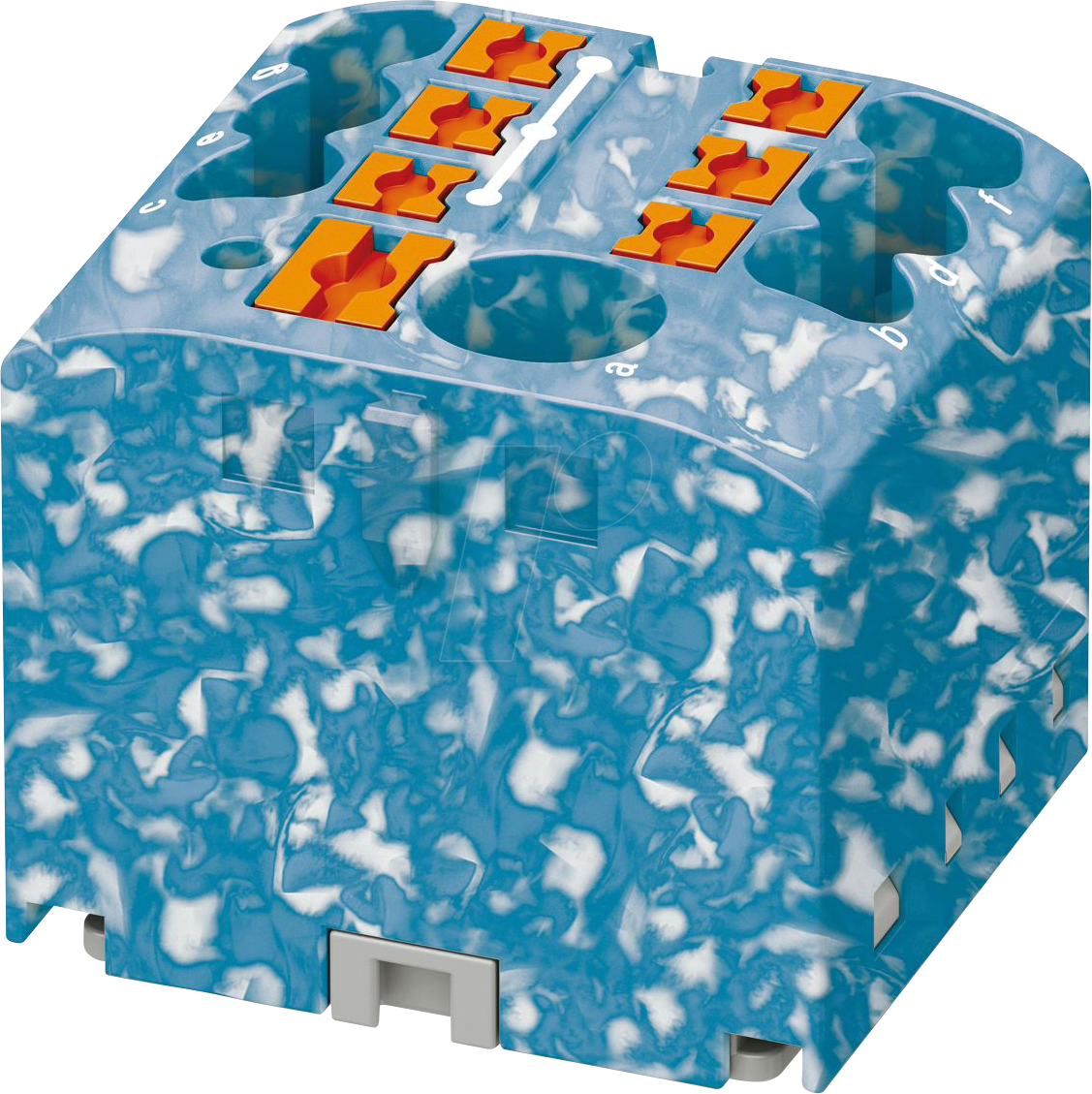 PHOE 1091674 - Verteilerblock PTFIX, 6/6x2,5, blau-weiß