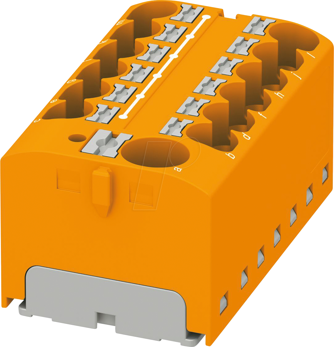 PHOE 3273896 - Verteilerblock PTFIX, 10/12x4, orange