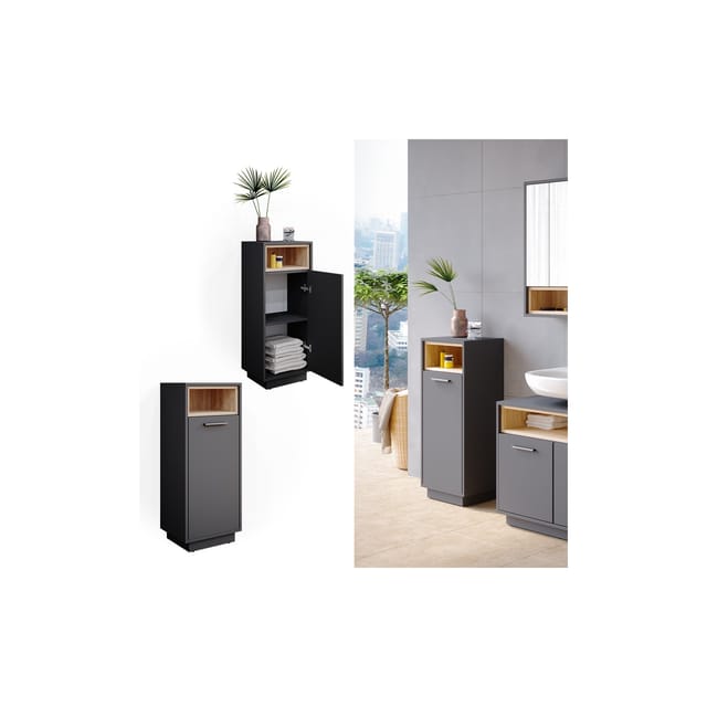 Vicco Midischrank Beatrice Anthrazit 38 x 93 cm
