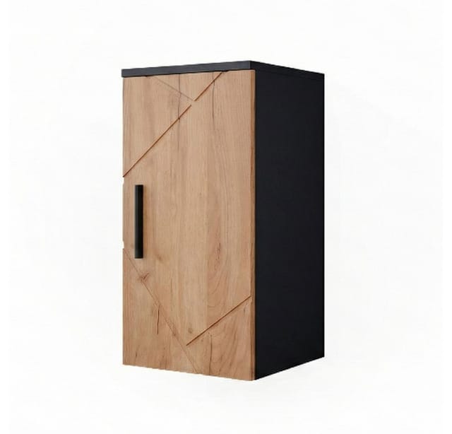 Vicco Badschrank Irma Anthrazit/Eiche 30 x 59 cm