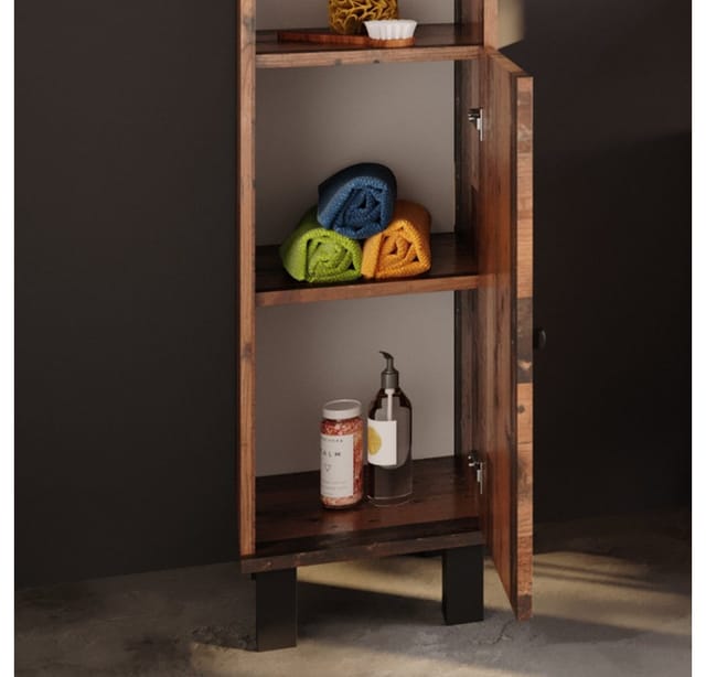 Vicco Badschrank Fynn Eiche Rustikal 30 x 190 cm