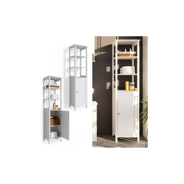 Vicco Badschrank Bianco Weiß 40 x 160 cm