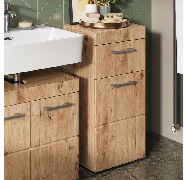 Vicco Midischrank Luna Eiche 37 x 79 cm