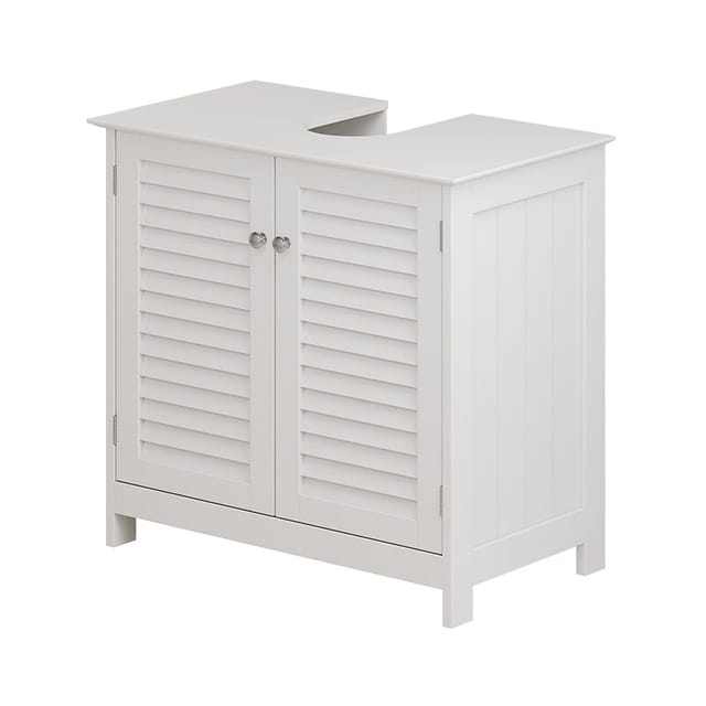Vicco Waschbeckenunterschrank Riad Weiß 60 x 58 cm mit 2 Türen