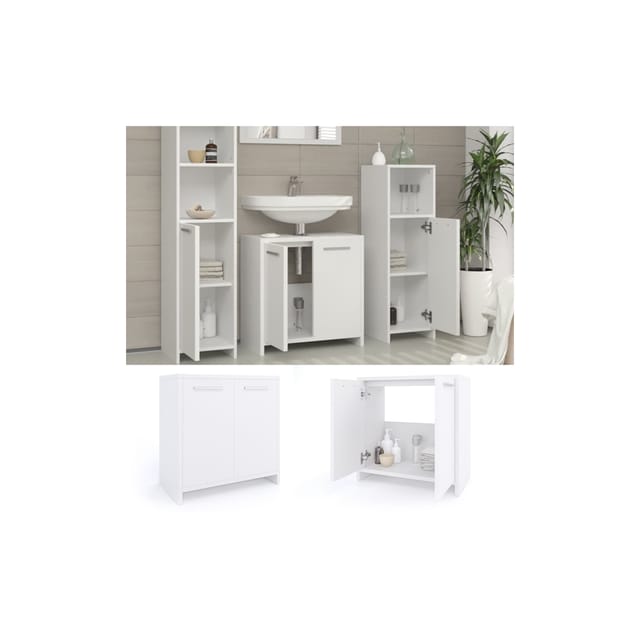 Vicco Waschbeckenunterschrank Kiko Weiß 58 x 60 cm