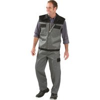 Arbeitsweste 1254 grau/schwarz, Größe 3XL Bild 2