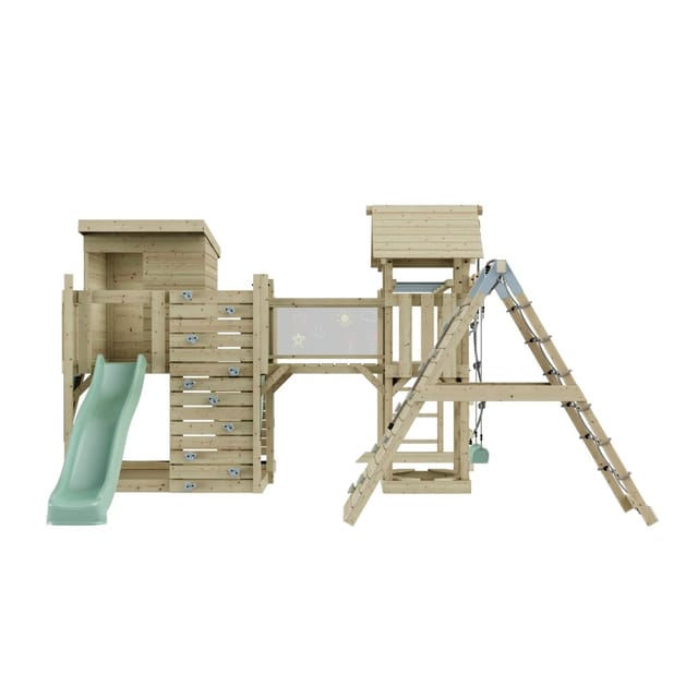 OutdoorToys Spielturm Tessa mit Kinderschaukel Mintgrün