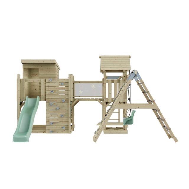 OutdoorToys Spielturm Tessa mit Babyschaukel Mintgrün