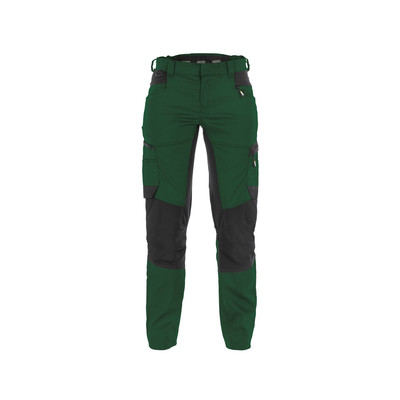 Helix Women Arbeitshose mit Stretch für Damen, Größe 32, FLASCHENGRÜN/SCHWARZ