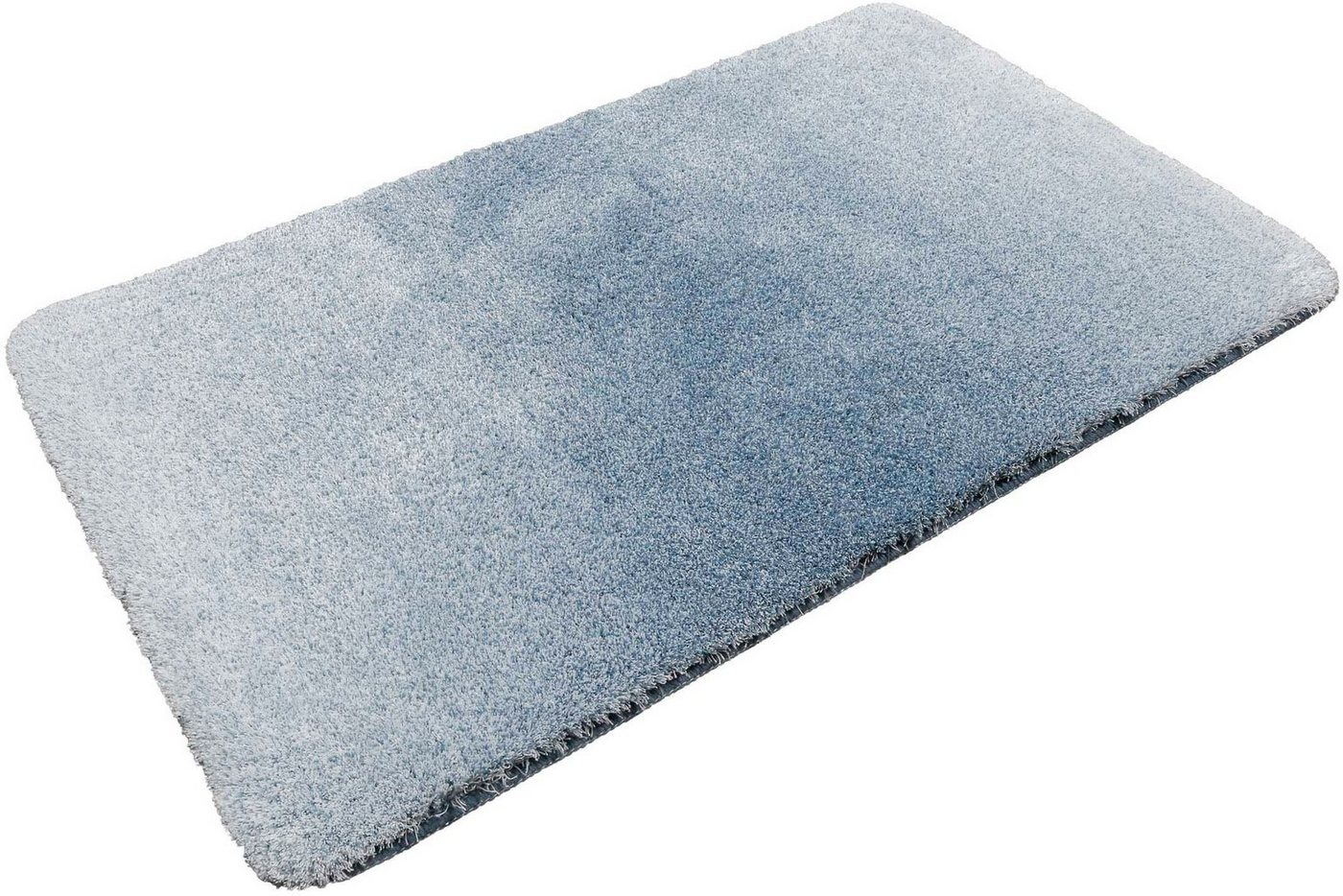 Wecon home Basics Badematte Luuk WB-2705, Höhe 25 mm, rutschhemmend beschichtet, schnell trocknend, fußbodenheizungsgeeignet, Polyester, trendiger Farbverlauf, waschbar, weicher Badezimmerteppich Bild 3