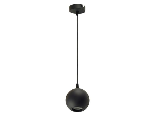 ENOVALITE Pendelleuchte GLOBE Schwarz Ø100mm Deckenleuchte GU10 Fassung 1-Flammig