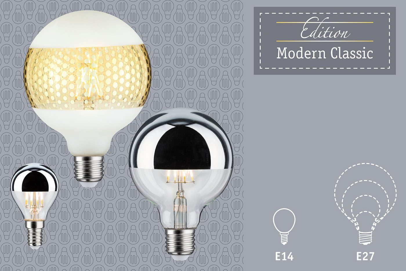 Paulmann LED-Leuchtmittel LED Tropfen Kopfspiegel 250lm E14 2700K 2,5W 230V schwarz matt, E14, 1 St., Warmweiß Bild 2