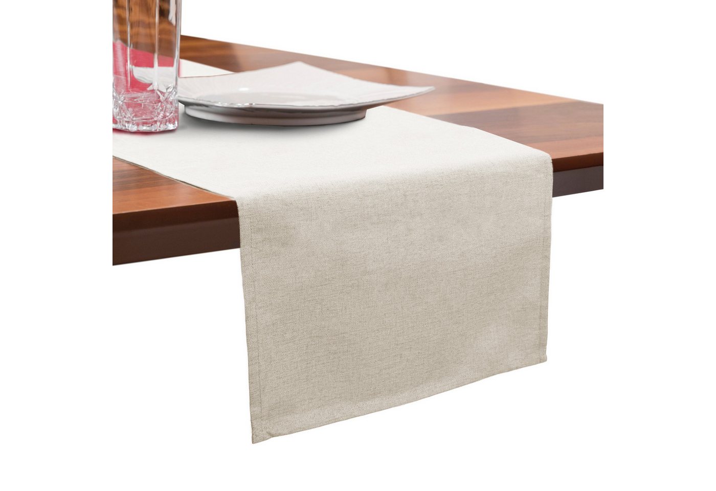 OTTO home Tischläufer Meellon (Packung 1-tlg), unifarben, modern, strukturiert, Esszimmer, Esstisch, Deko Bild 2