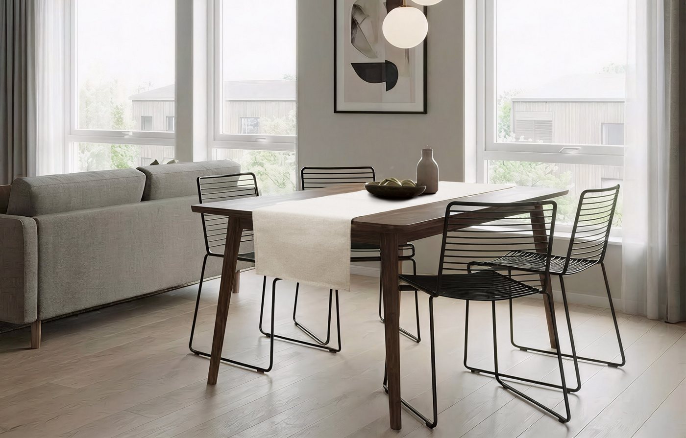 OTTO home Tischläufer Meellon (Packung 1-tlg), unifarben, modern, strukturiert, Esszimmer, Esstisch, Deko Bild 4