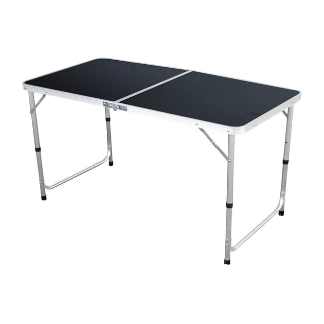 Mojawo XXL Aluminium Campingtisch Klapptisch Gartentisch Camping mit Tragetriff Reisetisch Höhenverstellbar L120xB60xH58/70cm