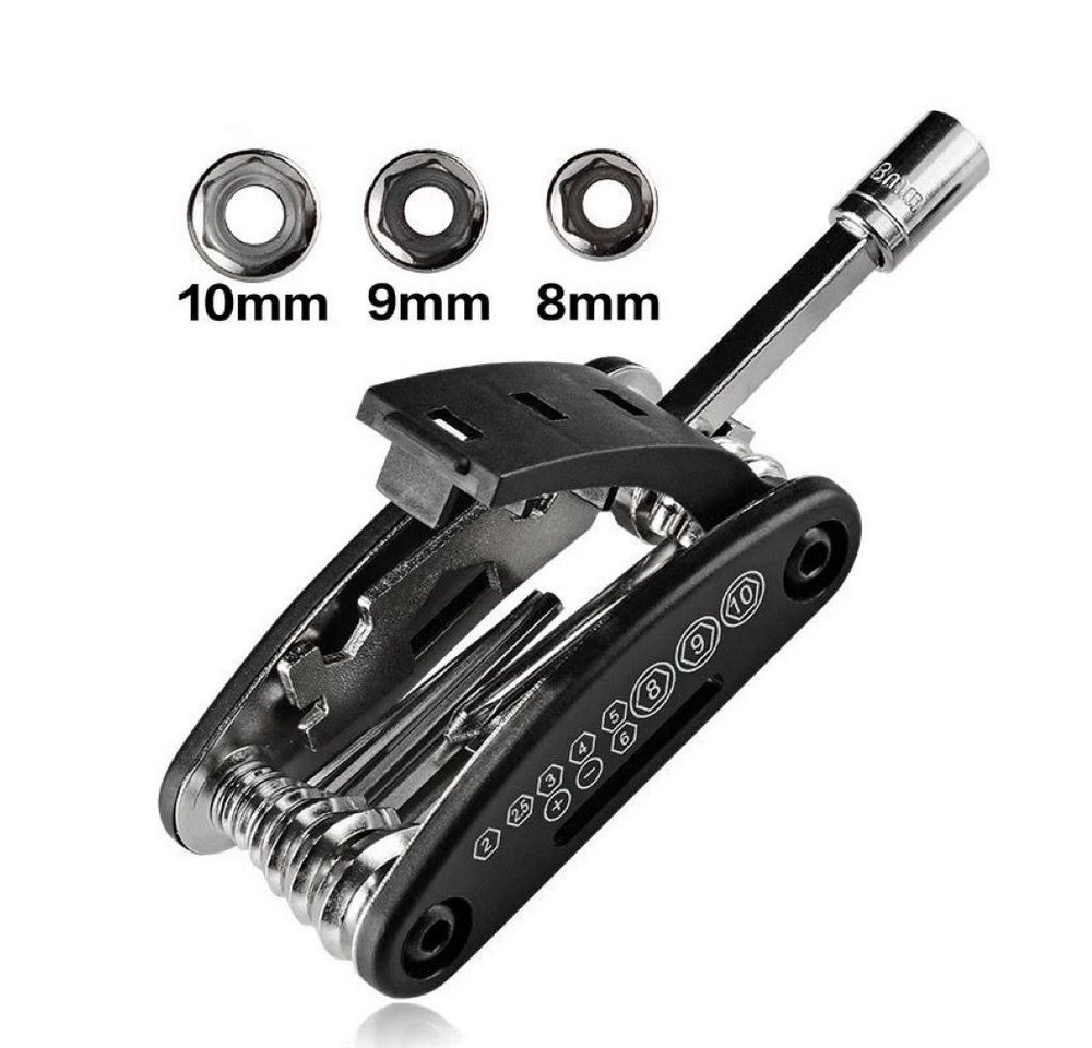 ROCKBROS Multitool GJ1601, (Einzelgerät, 1x Multitool), 16 Funktionen in 1 Tool, kompakt & robust Bild 2