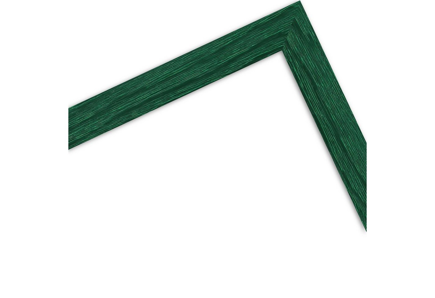 WANDStyle Bilderrahmen H300, Dunkelgrüner Bilderrahmen 50x50 Holz, Moderner Fotorahmen 50x50 cm