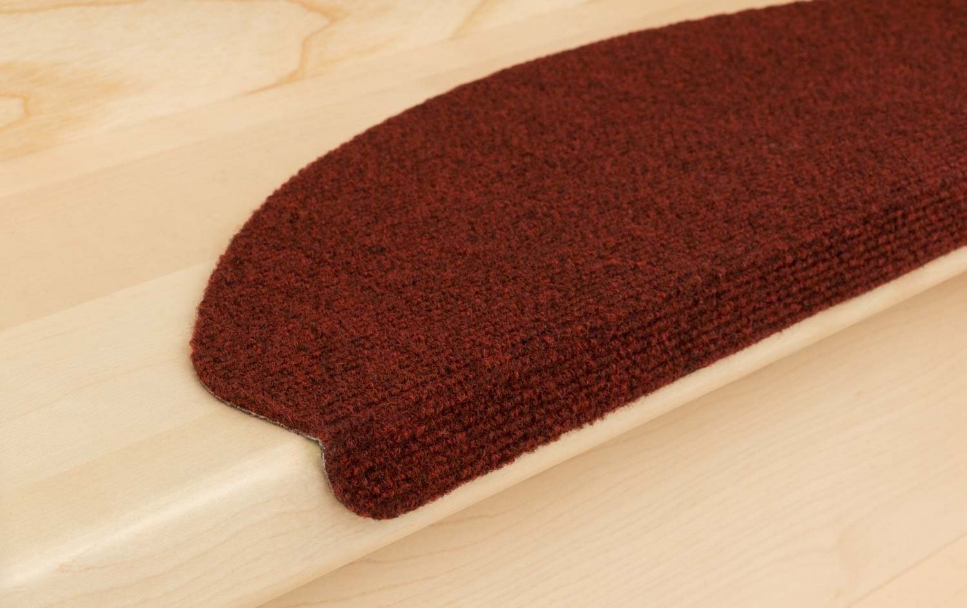 Metzker® Stufenmatte Stufenmatten Ramon MW Halbrund Einzeln und SparSet´s, halbrund, Höhe: 2 mm, 14 Stück im Set - Bordeaux Bild 4