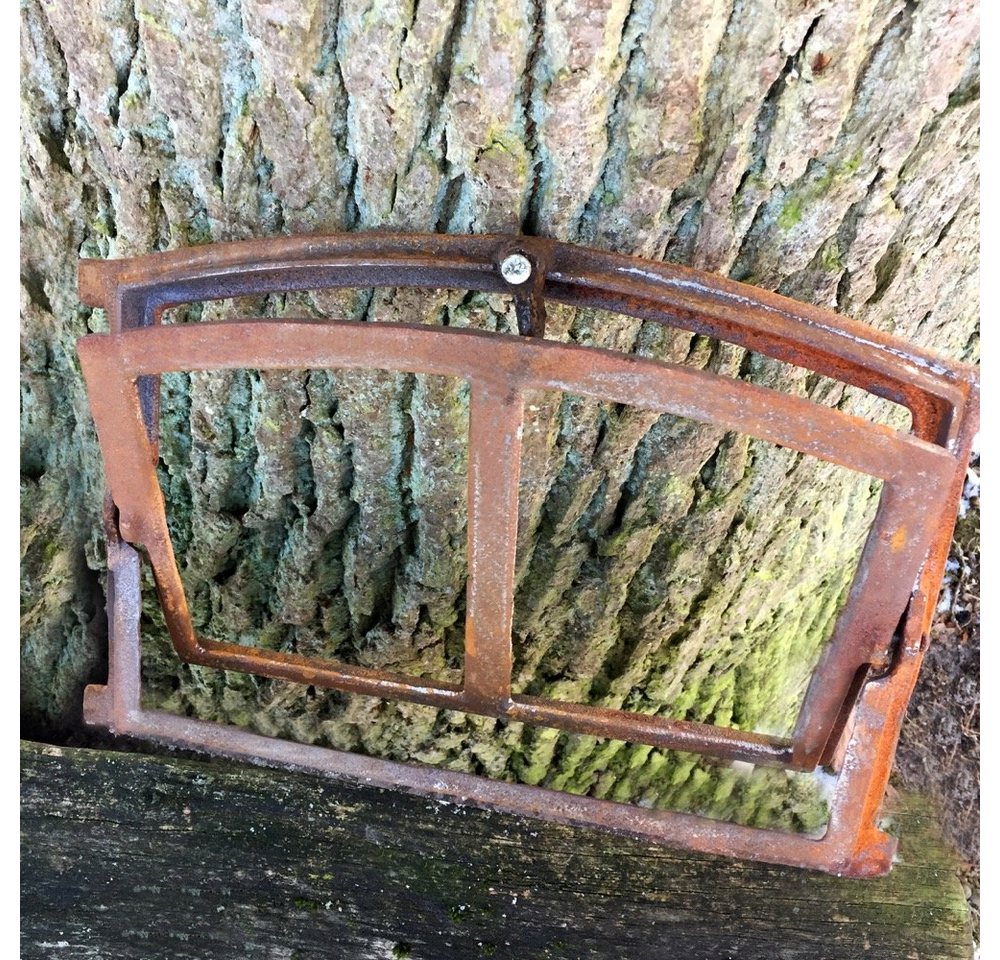 Antikas Fenster Kleines Eisenfenster zum Öffnen - Scheunenfenster Fenster Mauer Ruine Bild 5